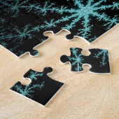 Sneeuwvlokken op de voorruit... legpuzzel (Zijkant)