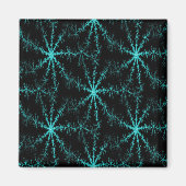 Sneeuwvlokken op de voorruit... magneet (Voorkant)