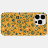 sneeuwvlokken op geel Case-Mate iPhone case (Achterkant (horizontaal))