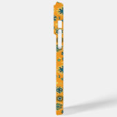 sneeuwvlokken op geel Case-Mate iPhone case (Achterkant / Links)