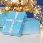 Sneeuwvlokken op Gradient Licht Blauw en Wit Cadeaupapier<br><div class="desc">C'est Noel! Het is opnieuw Kerstmis en het is het seizoen van het geven van cadeautjes en het verpakken van cadeaus. Ontworpen voor uzelf,  met eenvoud en de kleuren van het seizoen. Ik hoop dat je evenveel plezier hebt in het verpakken van je cadeautje als je ervan geniet.</div>