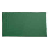 Sneeuwvlokken op groene looistassen, koningsgroott kussensloop (Achterkant-Links)