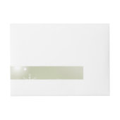 Sneeuwvlokken op het Etiket van het Adres van de W Adreslabel Wikkel (Voorkant)