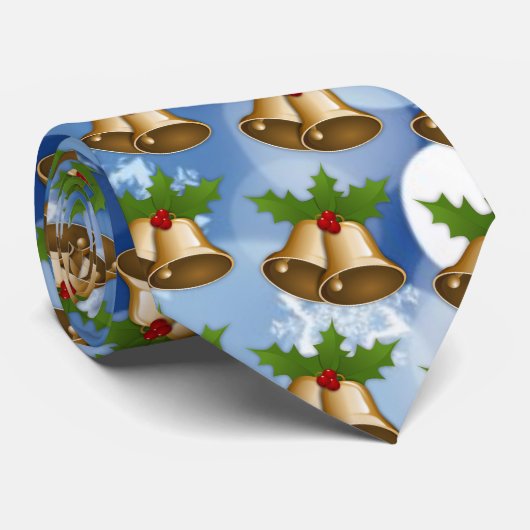 Sneeuwvlokken op het Stropdas van de Winterhemel e (Opgerold)