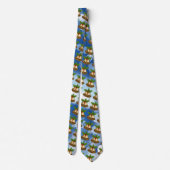 Sneeuwvlokken op het Stropdas van de Winterhemel e (Achterkant)