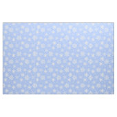Sneeuwvlokken op Ice Blue Stof (Fat Quarter)