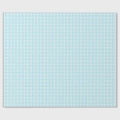 Sneeuwvlokken op lichtblauw cadeaupapier (Vlak)