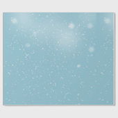 Sneeuwvlokken op papier met blauwe lucht (Vlak)