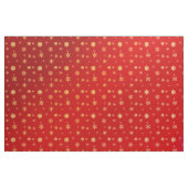 Sneeuwvlokken op rood stof (Yard (91,4 cm))