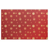 Sneeuwvlokken op rood stof (Fat Quarter)