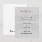 Sneeuwvlokken op Silver sparen de kaart van de Dat (Voorkant / Achterkant)