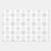 Sneeuwvlokken op wit inpakpapier (Voorkant 2)