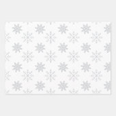 Sneeuwvlokken op wit inpakpapier (Voorkant)