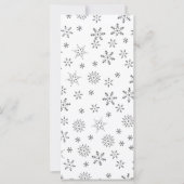 Sneeuwvlokken op witte achtergrond (Voorkant)