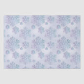 Sneeuwvlokken Opalescent Blue en Paarse Tissuepapier (Voorkant)