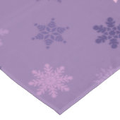 Sneeuwvlokken (Paars) Tafelkleed (Gekanteld)