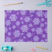 Sneeuwvlokken Paars Tissuepapier (Craft)