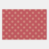 Sneeuwvlokken Papierblad, set van 3 Inpakpapier Vel (Voorkant 2)