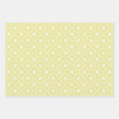 Sneeuwvlokken Patronen in Pastels Inpakpapier Vel (Voorkant 3)