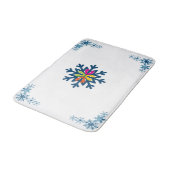 Sneeuwvlokken Patroon Badmat (Gekanteld)