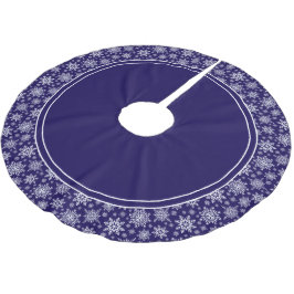 Sneeuwvlokken patroon Blue Tree Rok Kerstboom Rok