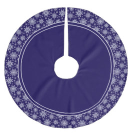 Sneeuwvlokken patroon Blue Tree Rok Kerstboom Rok