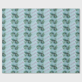 Sneeuwvlokken patroon cadeaupapier