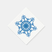 Sneeuwvlokken Patroon Kerstmis Servetten (Hoek)