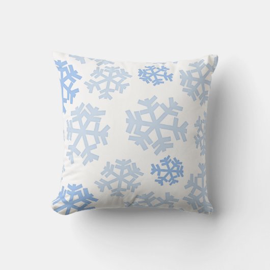 Sneeuwvlokken Patroon Kussen (Voorkant)