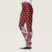Sneeuwvlokken patroon leggings (Links)