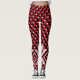 Sneeuwvlokken patroon leggings