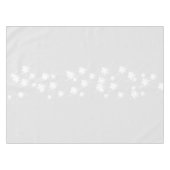 sneeuwvlokken patroon licht grijs wit tafelkleed (Voorkant (Horizontaal))