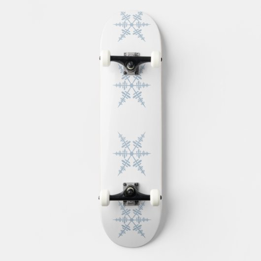 Sneeuwvlokken Persoonlijk Skateboard (Voorkant)