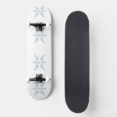Sneeuwvlokken Persoonlijk Skateboard (Voorkant)