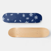Sneeuwvlokken Persoonlijk Skateboard (Horizontaal)