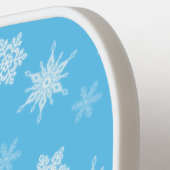 Sneeuwvlokken Pickleball Paddle (Links Detail)