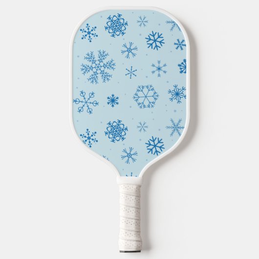 Sneeuwvlokken Pickleball Paddle (Voorkant)