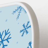 Sneeuwvlokken Pickleball Paddle (Links Detail)