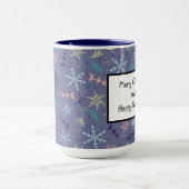 Sneeuwvlokken Pijnploegen blazen Mok (Midden)