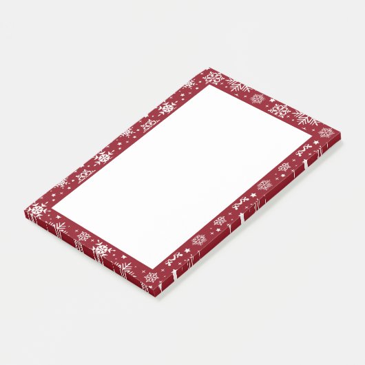 Sneeuwvlokken Post-it® Notes (Schuin)
