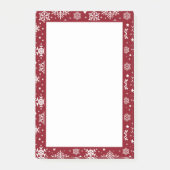 Sneeuwvlokken Post-it® Notes (Voorkant)