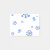 Sneeuwvlokken Post-it® Notes (Voorkant)