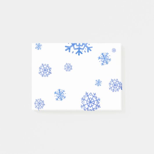 Sneeuwvlokken Post-it® Notes (Voorkant)