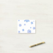 Sneeuwvlokken Post-it® Notes (Op bureau)