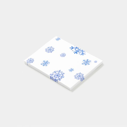 Sneeuwvlokken Post-it® Notes (Schuin)