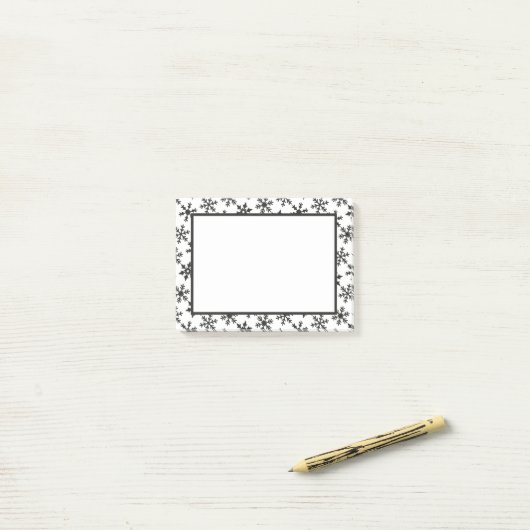 Sneeuwvlokken Post-it® Notes (Op bureau)