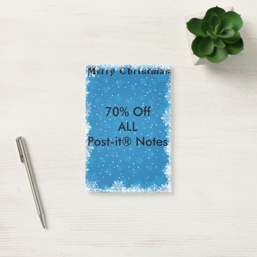 Sneeuwvlokken Post-it® Notes (Kantoor)