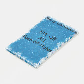 Sneeuwvlokken Post-it® Notes (Schuin)