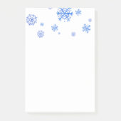 Sneeuwvlokken Post-it® Notes (Voorkant)