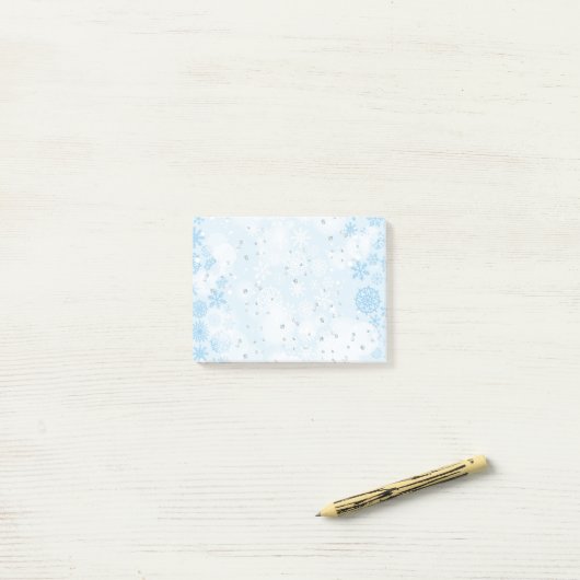 Sneeuwvlokken Post-it Notities Post-it® Notes (Op bureau)
